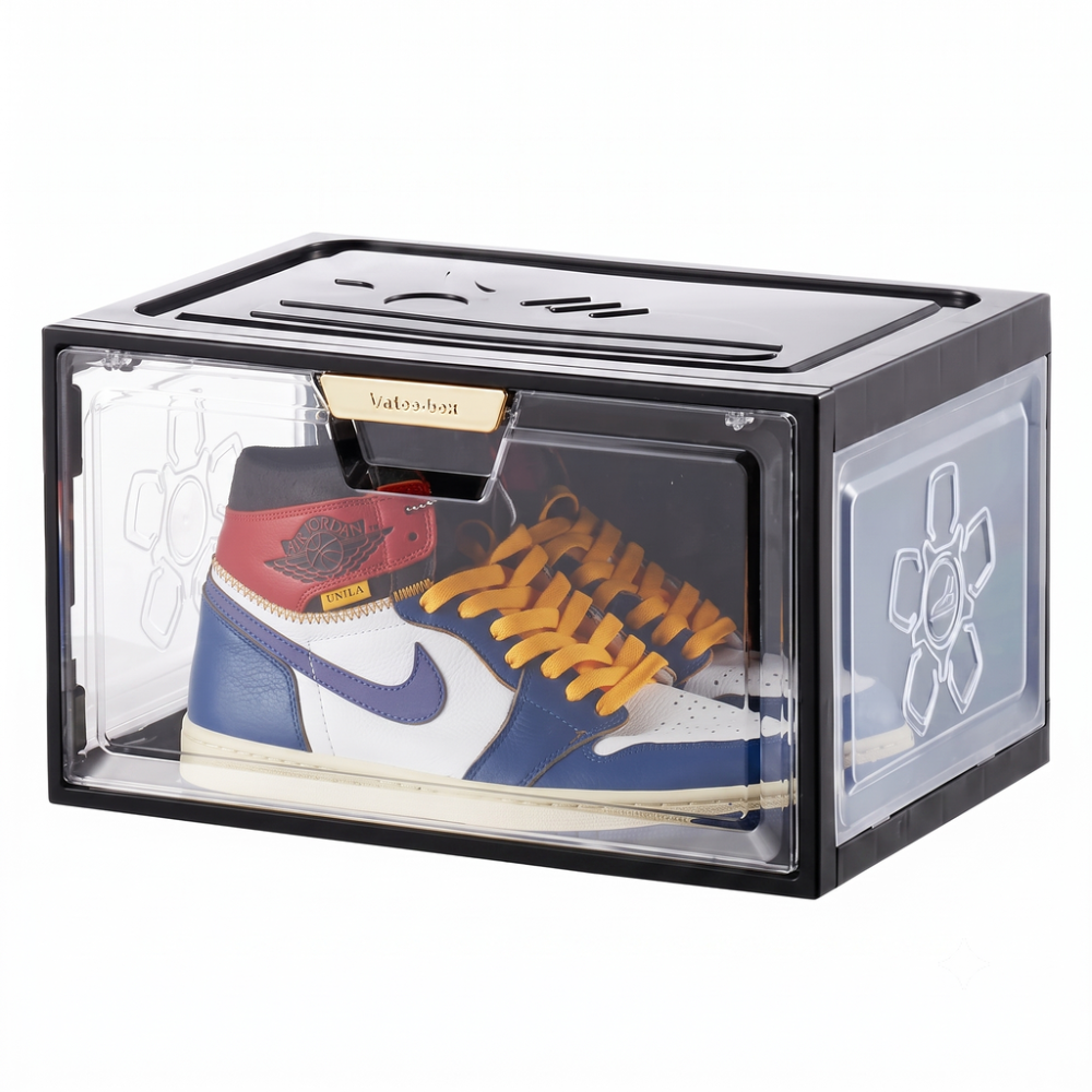 Caja Cesto Zapatos Zapatillas Organizador Armable Plastico