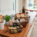 Set x3 Organizadores canastos alacena cocina meta