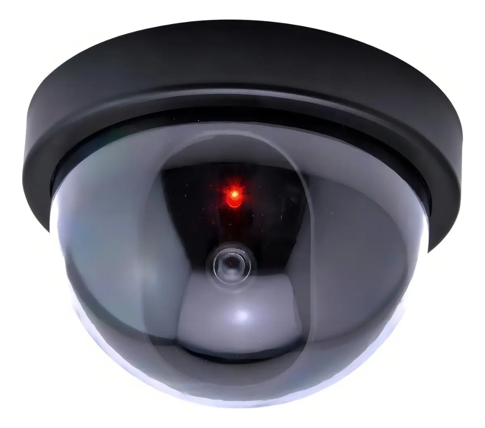 Camara Falsa de Seguridad Domo con Led Intermitente