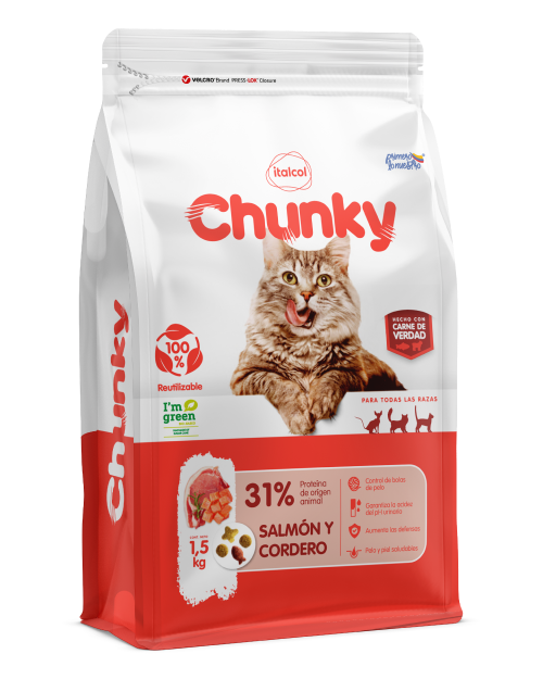 Chunky Gatos Salmon y Cordero