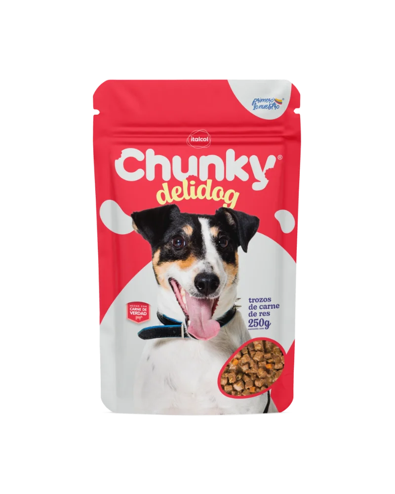Chunky DeliDog Pouch de Carne de Res