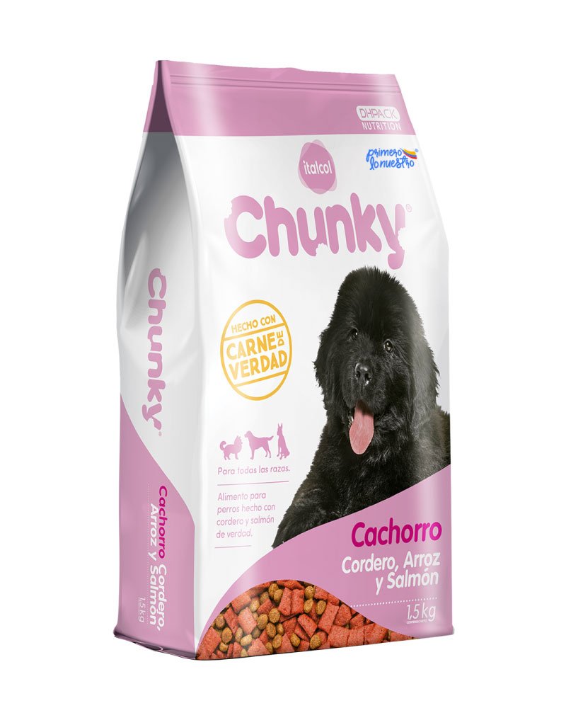 Chunky Cachorro Cordero y Salmon