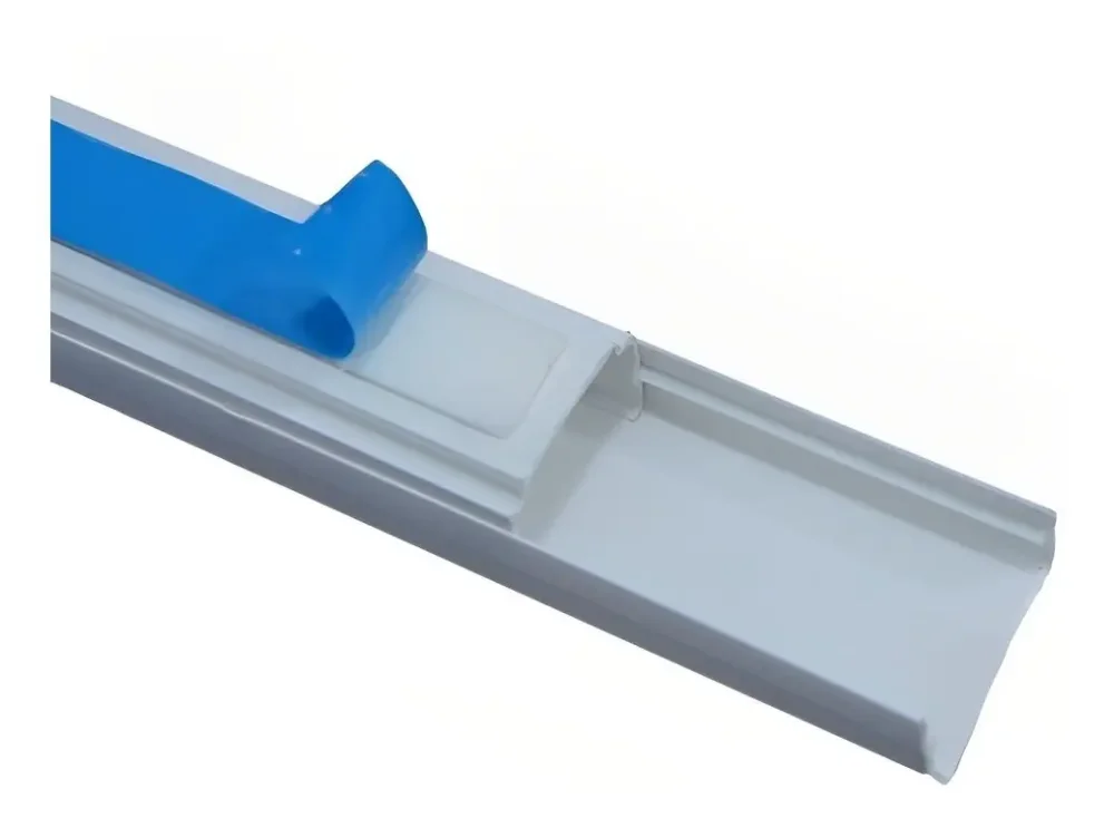 Canaleta Plastica 12mm * 8 mm 2 metros Adhesivo azul- Mercury