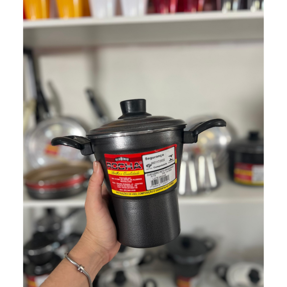Cuscuzeiro reto craquelado (n 14)