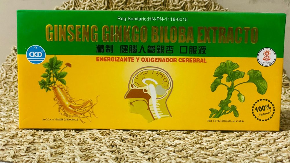 GINSENG GINKGO BILOBA X10 AMPOLLAS
