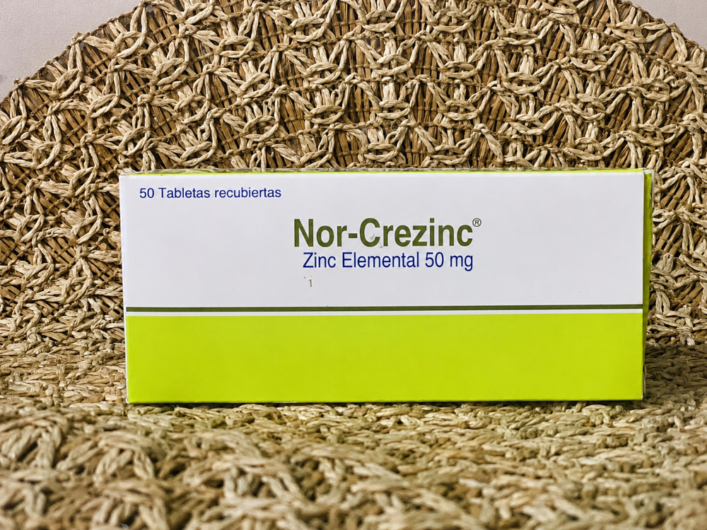 NOR CREZINC 50MG X50 TABLETAS