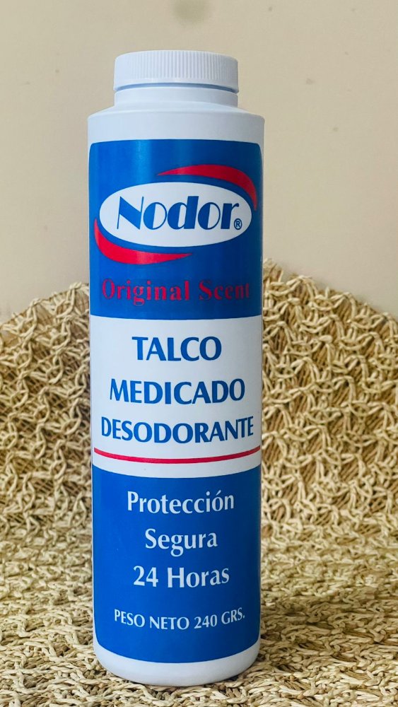 TALCO MEDICADO DESODORANTE NODOR ORIGINAL 240G
