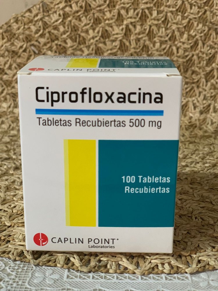 CIPROFLOXACINA 500MG CAPLIN X100 TABLETAS