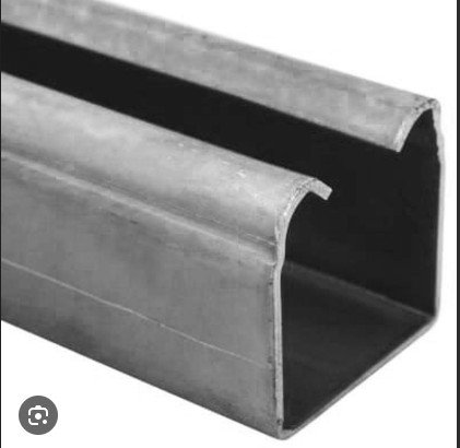 RIEL 2 MTS C18 GALVANIZADO ROJO