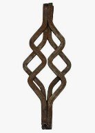 PIÑA PLANA NEGRA 12 CMS