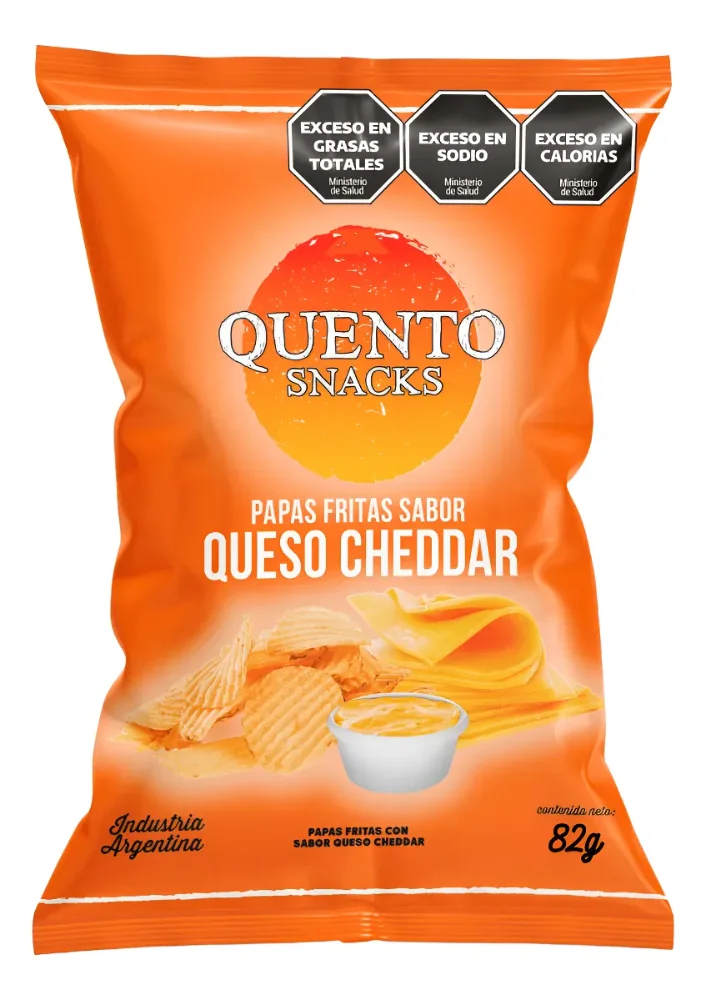 PAPAS QUENTO 82G CHEDDAR