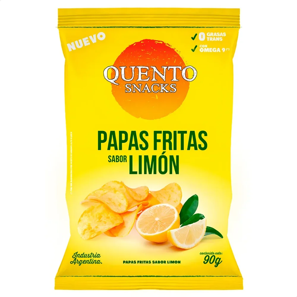 PAPAS QUENTO 90G LIMON