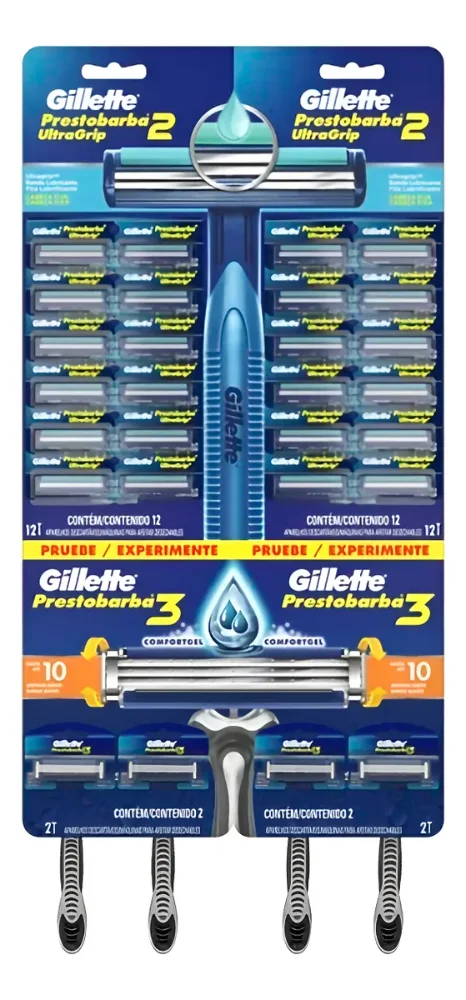 GILLETE DOBLE HOJA X24 + 4