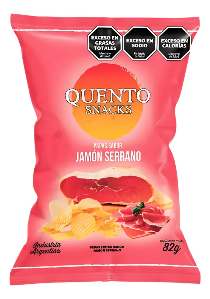 PAPAS QUENTO 82 G JAMON SERRANO