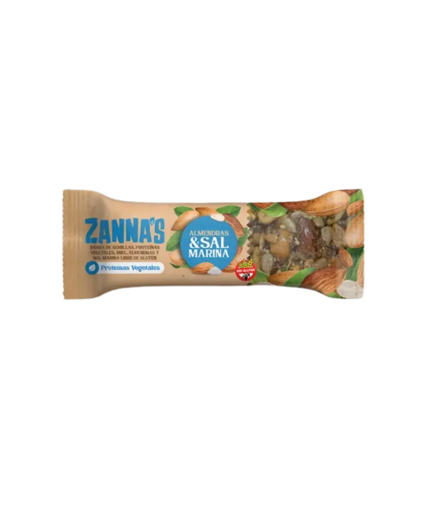 ZANNAS BARRITAS X12 ALMENDRA Y SAL MARINA