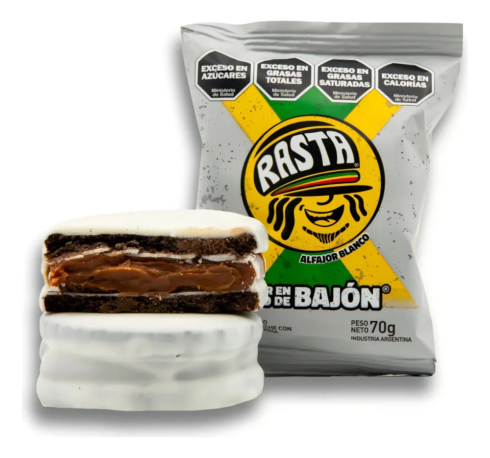 RASTA ALFAJOR 70G X18 BLANCO