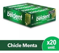 CHICLE BELDENT X20 MENTA