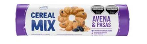 CEREAL MIX GALLETA 207G AVENA Y PASAS