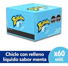 CHICLE BUBBALOO X60 MENTA