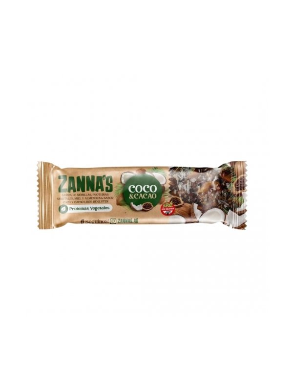 ZANNAS BARRITAS X12 COCO & CACAO