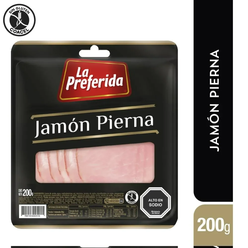 JAMON DE PIERNA LA PREFERIDA