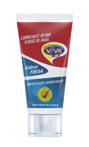 Lubricante Intimo a Base de Agua Sabor Fresa
