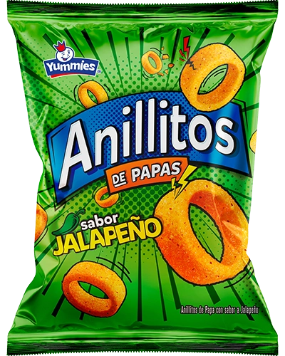 Anillitos de Papas Sabor Jalapeño 18g