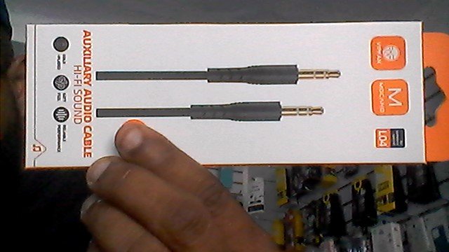 Cable auxiliar Hi'Fi Sound 1m Mocano