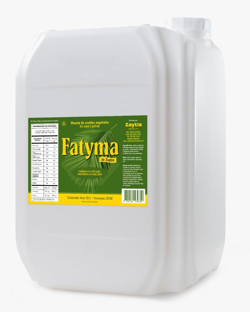 Mezcla Aceite Vegetal 20L