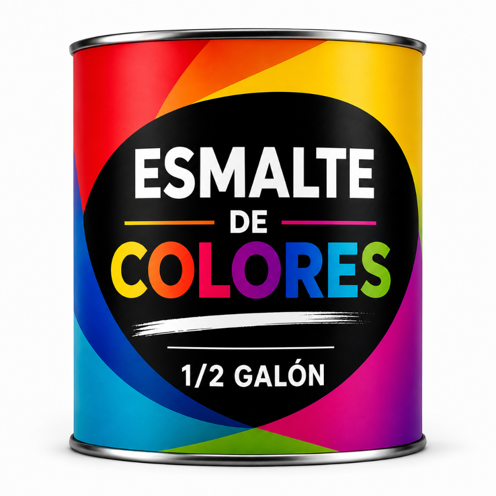Esmalte colores 1/2 Galón