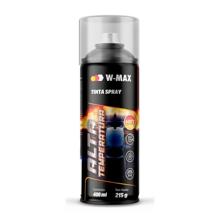 Aerosol Alta Temperatura Negro Mate