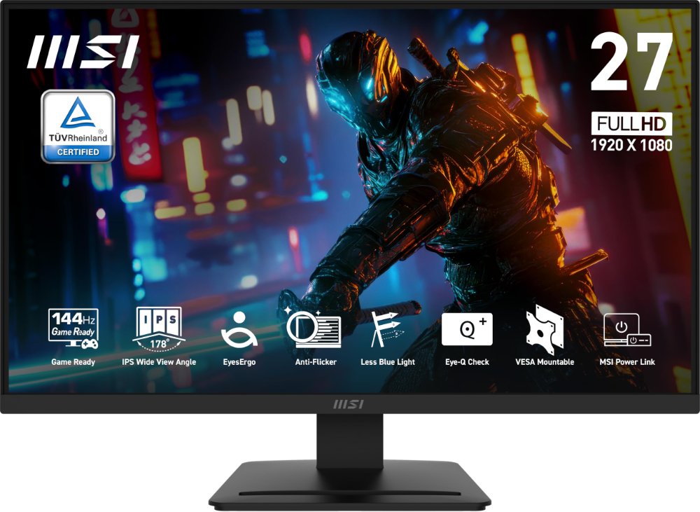 Monitor 27" MSI PRO MP273L E14 144Hz Panel IPS