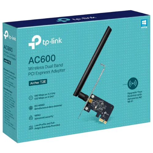 Placa de Red PCI-E TP-Link Archer T2E AC600 Dual Band