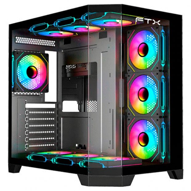 Gabinete gamer FTX Aquario FTX-TANKBK