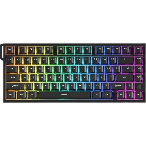 Teclado Magnético 75% Attack Shark R82HE (Black/EN) – 8KHz / 0.005mm RT