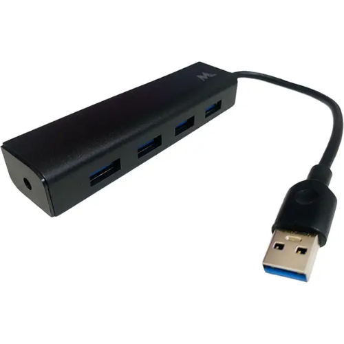 Hub USB Mtek HB-402 4 Puertos 3.0 Negro