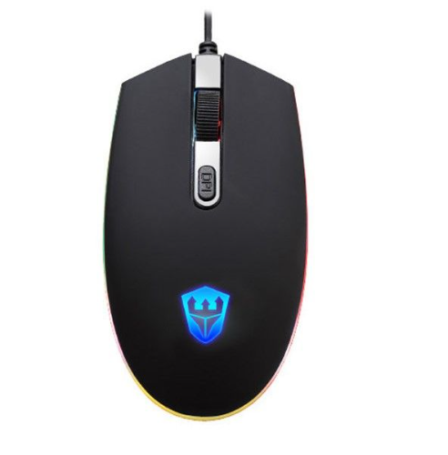 Mouse Sate A-87 USB 4 Botones Gaming RGB Negro