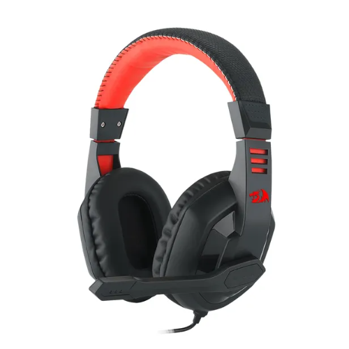 Headset Redragon H120 Ares Preto/Vermelho