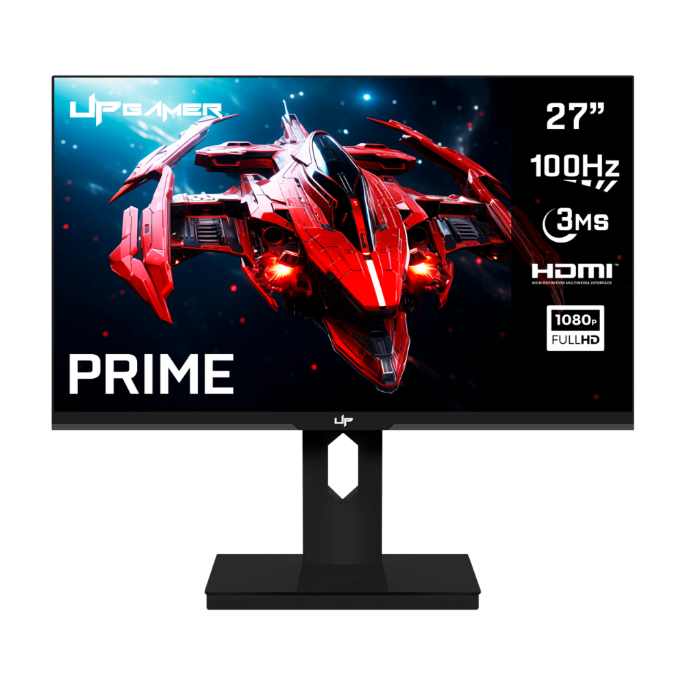 Monitor 27" UP Gamer Prime PM27VA100BK – FHD 100Hz 3ms (HDMI/VGA)