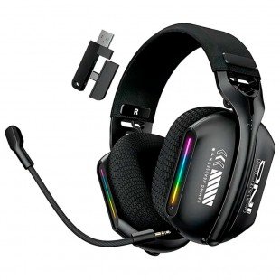 Headset Onikuma GT808 Wireless Black – BT/2.4G/Wired