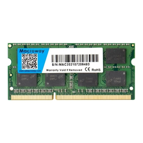 Memoria Notebook Macroway DDR3L 8GB 1600MHz SODIMM
