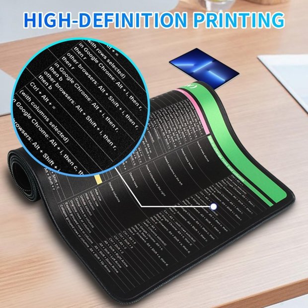 Mousepad 70x30 atajos en español