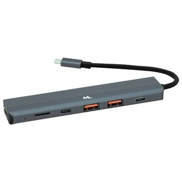 Hub USB Type-C 6 en 1 Mtek DS-61TC HDMI 4K/SD/USB 3.21