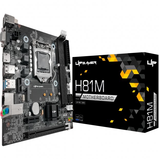 Placa Madre 1150 UP Gamer H81M UP-H81MDR3 – DDR3/M.2 NVMe/HDMI/VGA