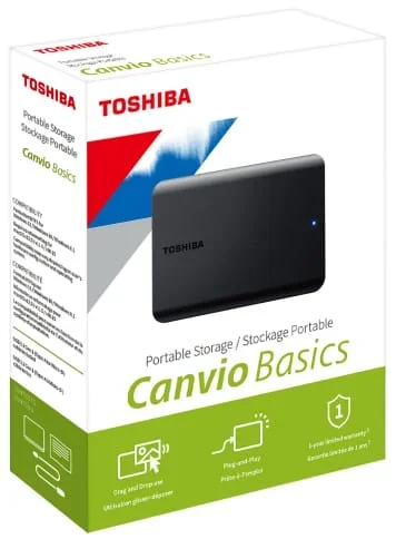 HD Externo 2TB Toshiba Canvio Basics HDTB520XK3AA – USB 3.0 2.5"