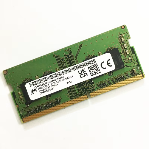 Memoria Notebook Micron DDR4 8GB 3200MHz (MTA8ATF1G64HZ-3G2R1)
