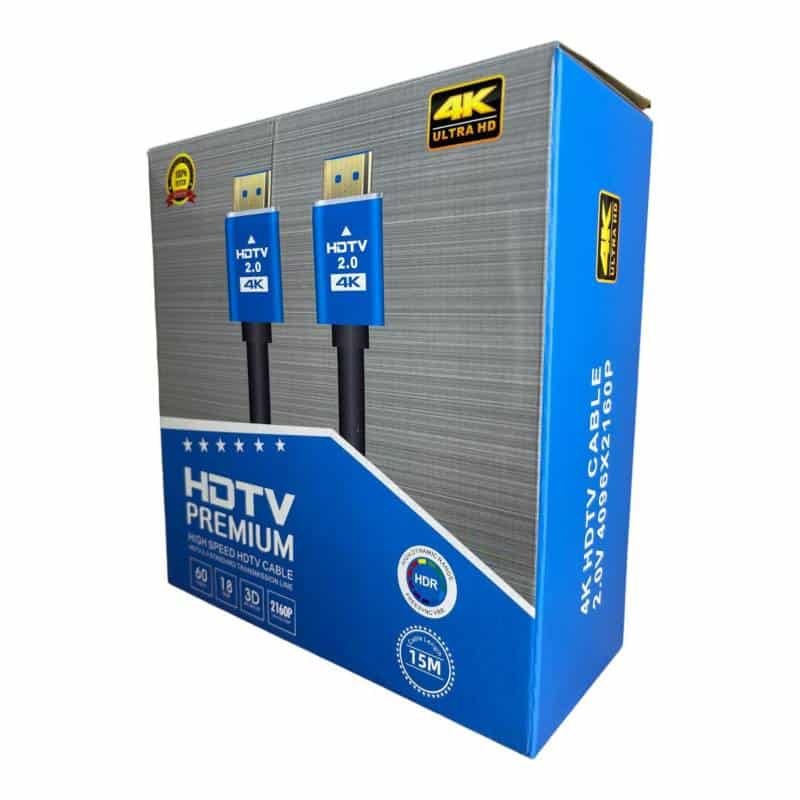 Cable HDMI 2.0 Satellite 15M 4K 60Hz
