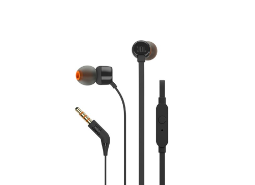 Auriculares JBL Tune T110 Negro (3.5 mm)