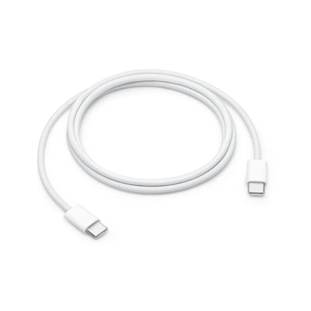 Cable Apple USB-C a USB-C 60W 1 Metro Original Blanco