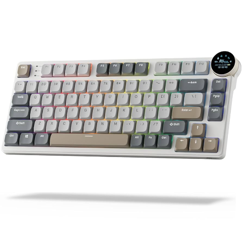 Teclado Royal Kludge RK N80 Pearly Dawn